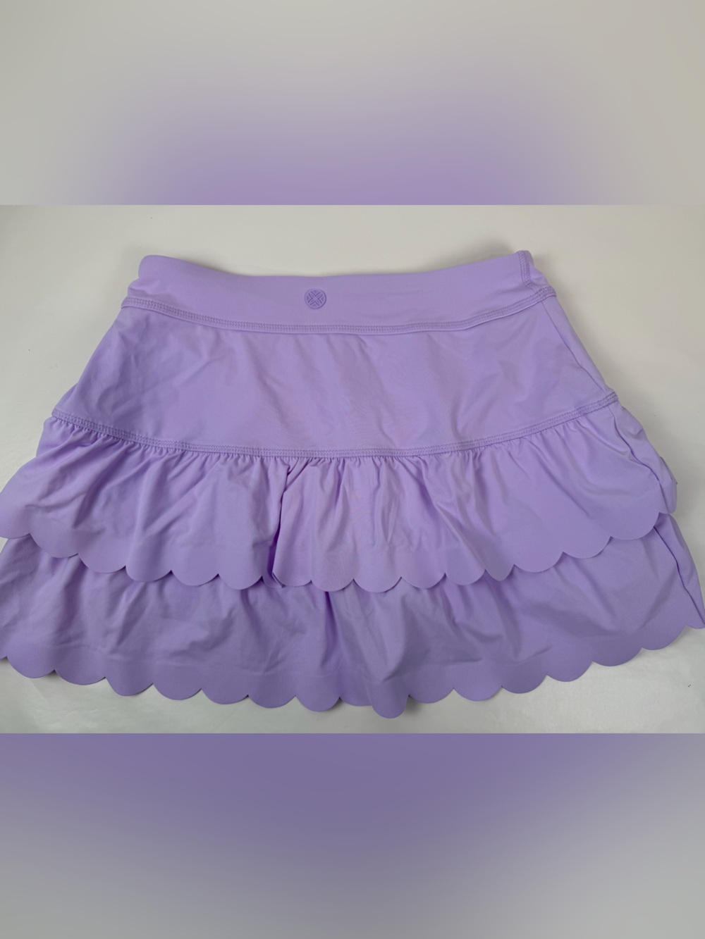 Lilly Pulitzer UPF 50+ Luxletic Miesha Scallop Skort XS Lilac Purple - Picture 2 of 9